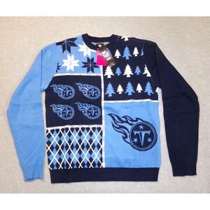 FOCO NFL Tennesee Titans Sweater Mens Size M Ugly Sweater  NWT